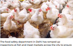 CNBCTV: Food safety department to intensify raids across meat markets in Delhi.
